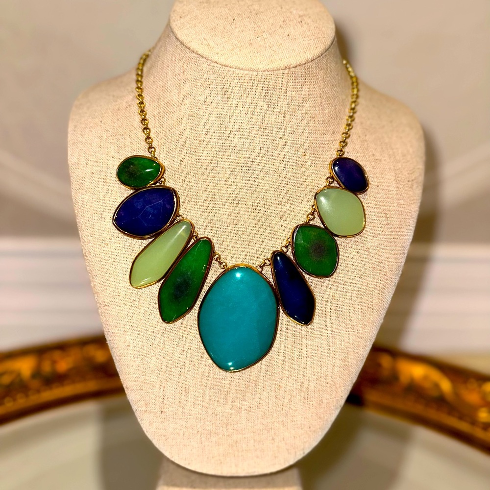 Stella & Dot Serenity Natural Stone Necklace